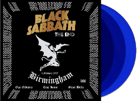 Black Sabbath - 2017 The End - Blue Transparent vinyl LP  - 280 kr.